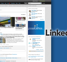 LinkedIn Showcases New Homepage Design